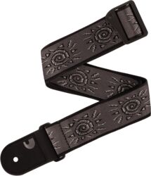 Guitar strap D'addario 50PW03 Vintage Planet Waves Suns Silver