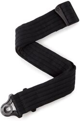 Guitar strap D'addario Auto Lock Strap Black Padded Stripes