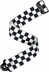 Guitar strap D'addario Auto Lock Strap Skater Checkerboard