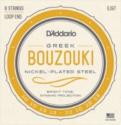 Bouzouki strings D'addario CDD EJ97 - Bouzouki Grec - 8-string set