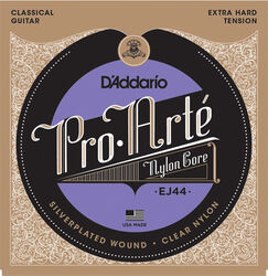 Nylon guitar strings D'addario EJ44 Pro Arte  Classical Nylon Core - Set of strings