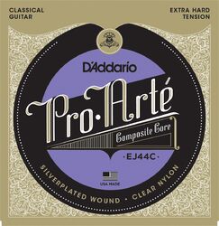 Nylon guitar strings D'addario EJ44C Pro Arte Classical Composite Core - Set of strings