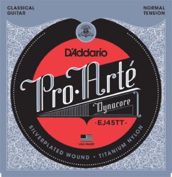 Nylon guitar strings D'addario EJ45TT Pro Arte Classical Dynacore - Set of strings