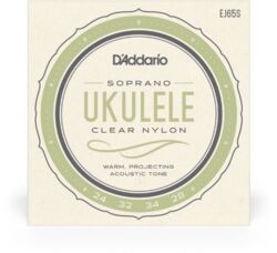 Ukulele strings D'addario EJ65S Pro Arte UKULELE Custom Extruded Soprano - Set of 4 strings