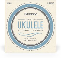 Ukulele strings D'addario EJ99TLG Pro-Arte Carbon Ukulele Tenor Low G - Set of 4 strings