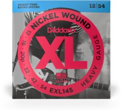 EXL145 Nickel Wound, Heavy, Plain 3rd, 12-54