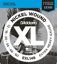 Electric guitar strings D'addario EXL148 - Set of strings