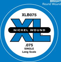 Electric bass strings D'addario Long Scale 075 Nickel - String by unit