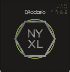 Electric guitar strings D'addario NYXL1156 Nickel Electric Guitar, 11-56