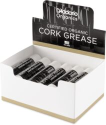 Lubricant for brass D'addario ODCRKGR12 Organic Cork Grease, Box of 12 Tubes