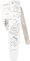 Guitar strap D'addario John Lennon Art Series Leather Strap - John & Yoko