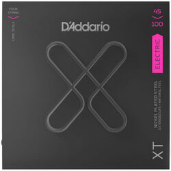 Electric bass strings D'addario XTB45100 Electric Bass 4-String Set NPS Long Scale 45-100 - Set of 4 strings