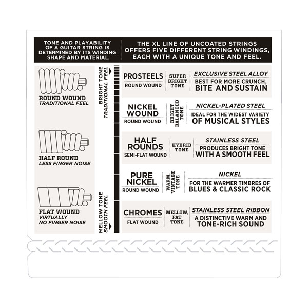 D'addario Ecb81m Chromes Flatwound Bass Medium Scale 4c 45-100 - Electric bass strings - Variation 1