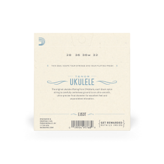 D'addario Ej53t Pro-arte Rectified Nylon Noir Ukulele Tenor - Ukulele strings - Variation 1