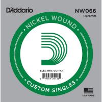 Electric (1) NW066  Single XL Nickel Wound 066 - string by unit