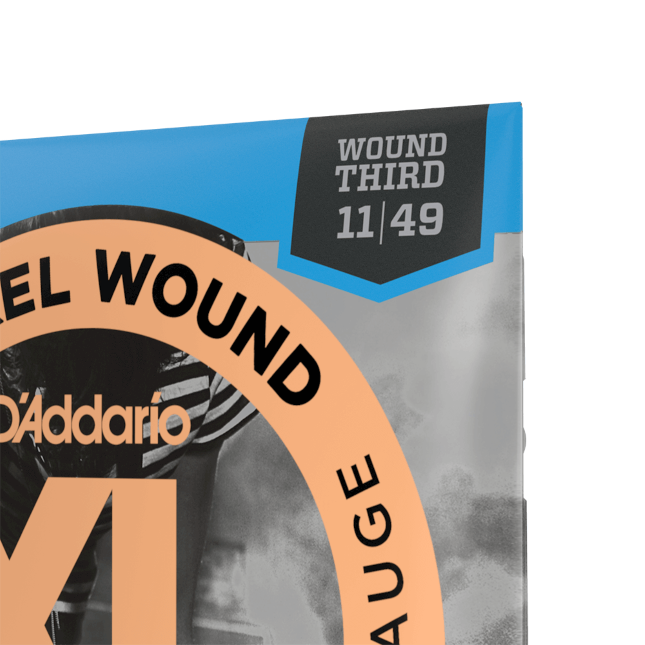 D'addario Jeu De 6 Cordes Exl115w Nickel Round Wound Medium 11-49 - Electric guitar strings - Variation 1