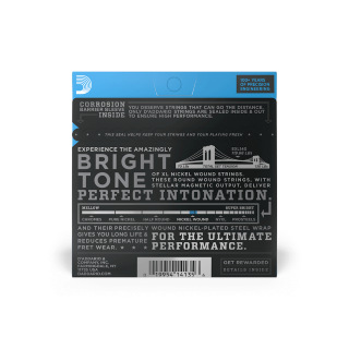 D'addario Jeu De 6 Cordes Exl140 Nickel Round Wound Light Top Heavy Bottom 10-52 - Electric guitar strings - Variation 1