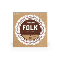 EJ32 Folk Nylon (6) Silver Plated Wrap - set of strings