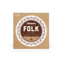 EJ34 Folk (6) 80/20 Bronze Wrap, Nylon Core - set of strings