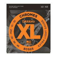 ECG23 XL Chromes Flat Wound Extra Light - .010.048 - set of strings