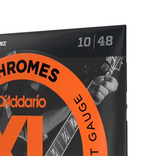 D'addario Jeu De 6 Cordes Guit. Elec. 6c Chromes Jazz 010.048 Ecg23 - Electric guitar strings - Variation 1