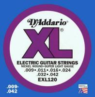EXL120 Electric Super Light 09-42 - set of strings