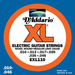 Electric guitar strings D'addario EXL110 Nickel Wound Electric Regular Light 10-46 - set of strings