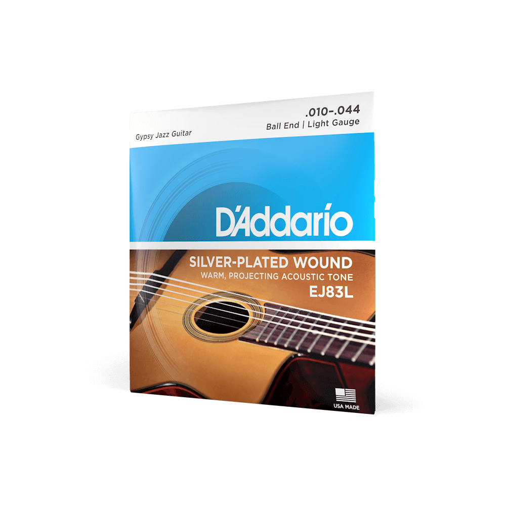 D'addario Ej83l Acoustic Gipsy Jazz Regular Light Ball End 10-44 - Acoustic guitar strings - Variation 1