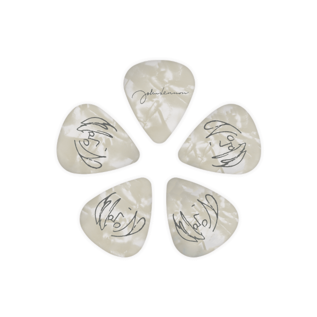 D'addario MÉdiators Guitare Signature John Lennon, Calibre Medium (0,7 Mm), Paquet De 10 - Guitar pick - Variation 1