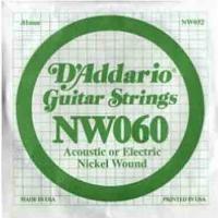 Electric (1) NW060 Single XL Nickel Wound 060 - string by unit