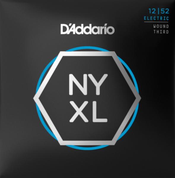 D'addario NYXL1252W 6String Set Nickel Round Wound Electric Guitar 1252 set of strings