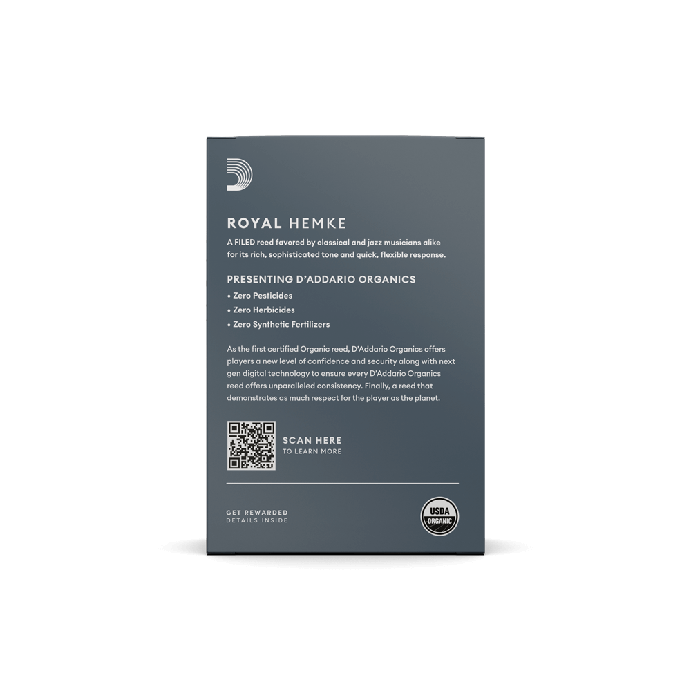D'addario Rhkp10ssx200 Royal Hemke Organic Soprano Saxophone Reeds, Strength 2.0, 10-pack - Saxphone reed - Variation 3