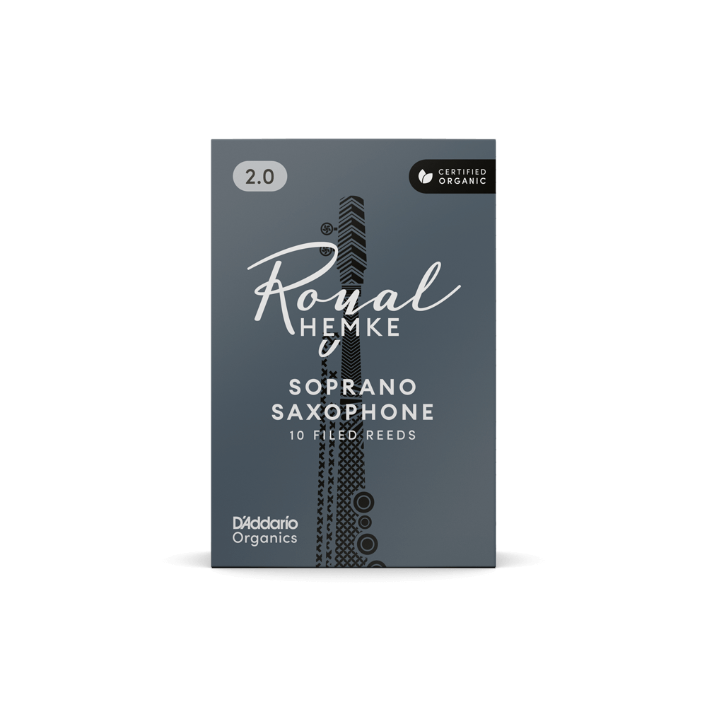 D'addario Rhkp10ssx400 Royal Hemke Organic Soprano Saxophone Reeds, Strength 4.0, 10-pack - Saxphone reed - Variation 2