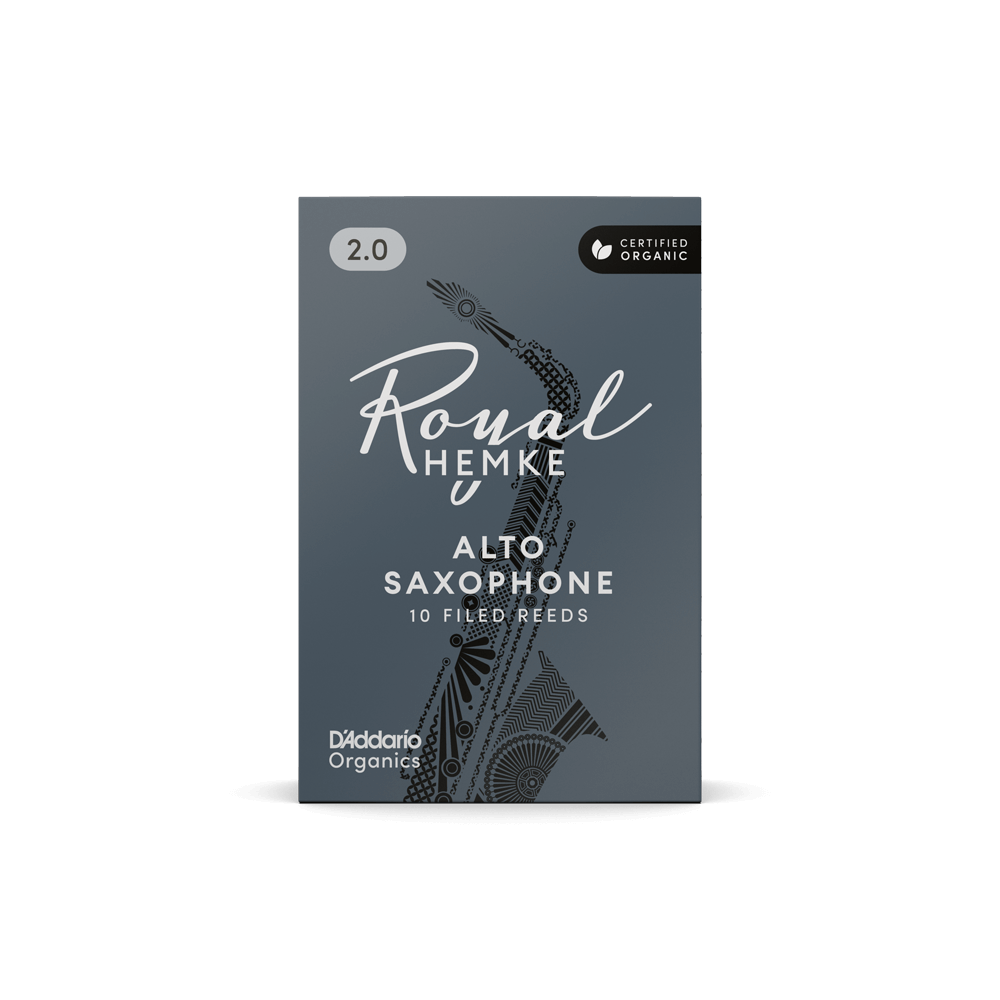D'addario Royal Hemke Organic Alto Saxophone Reeds, Strength 3.0, 10-pack - Saxphone reed - Variation 2