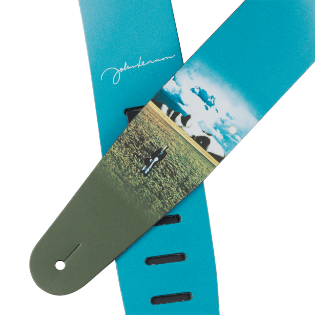 D'addario Sangle En Cuir ImprimÉ Pour Guitare John Lennon Mi - Guitar strap - Variation 3