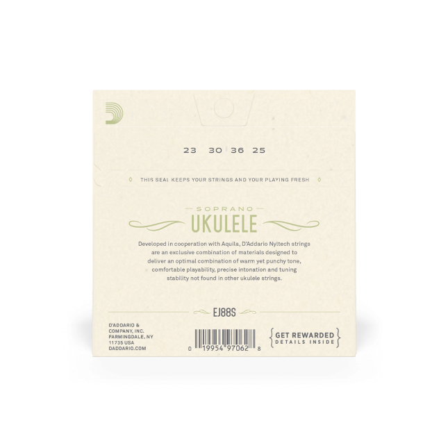 D'addario Ukulele Soprano Nyltech 024.026 Ej88s - Ukulele strings - Variation 2