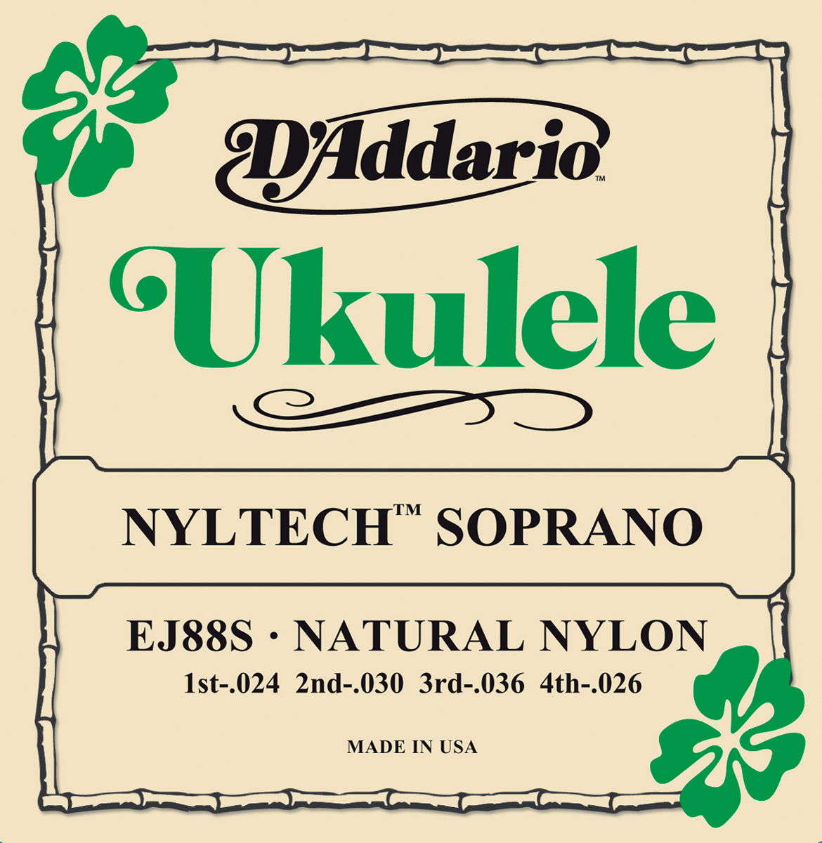 D'addario Ukulele Soprano Nyltech 024.026 Ej88s - Ukulele strings - Variation 1