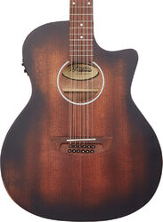 Folk guitar D'angelico Premier Fulton LS 12-String - Aged mahogany