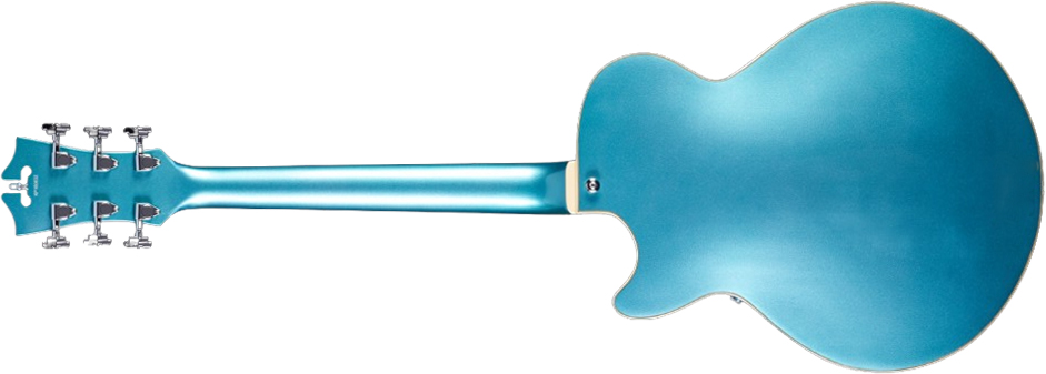 D'angelico Ss Premier 2h Ht Rw - Ocean Turquoise - Hollow-body electric guitar - Variation 1