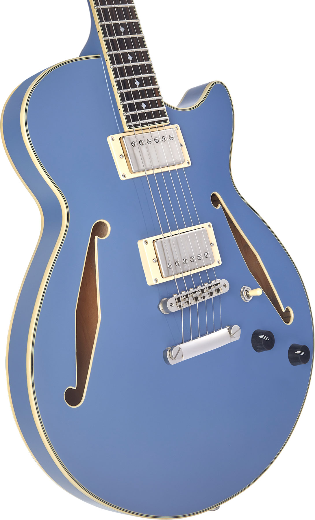 D'angelico Ss Tour Excel 2h Ht Eb - Slate Blue - Semi-hollow electric guitar - Variation 3