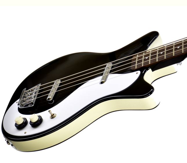 Danelectro '59 Dc Longscale - 4c Ss - Black - Solid body electric bass - Variation 1