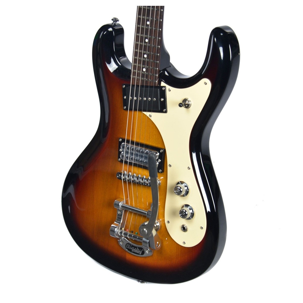 Danelectro The 64 Guitar Hs Trem Rw - Sunburst - Double cut electric guitar - Variation 2