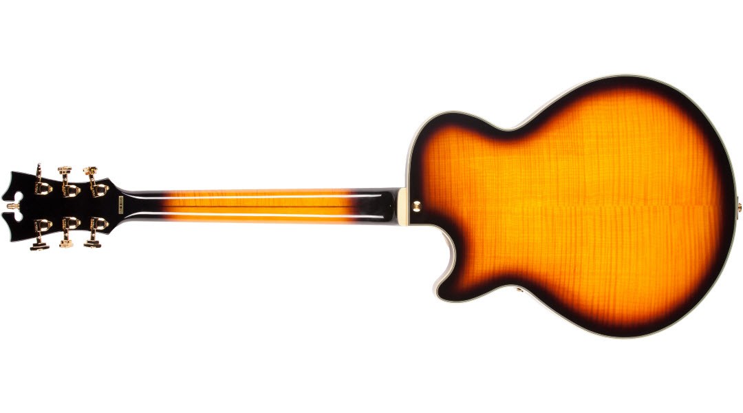 D'angelico Exss Vintage Sunburst - Hollow-body electric guitar - Variation 1