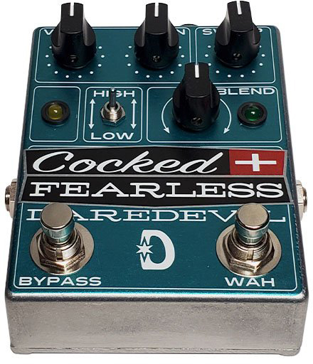Daredevil Pedals Cocked & Fearless Fixed Wah / Distortion - Overdrive, distortion & fuzz effect pedal - Variation 1