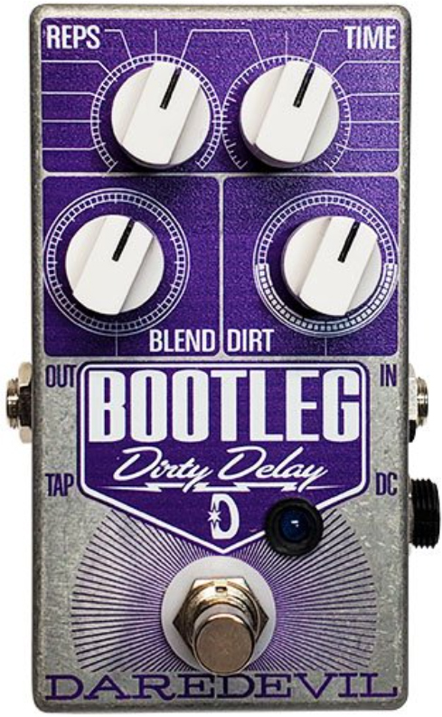 Daredevil Pedals Bootleg Dirty Delay V2 - Reverb, delay & echo effect pedal - Main picture