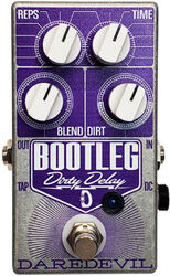 Reverb, delay & echo effect pedal Daredevil pedals Bootleg Dirty Delay V2