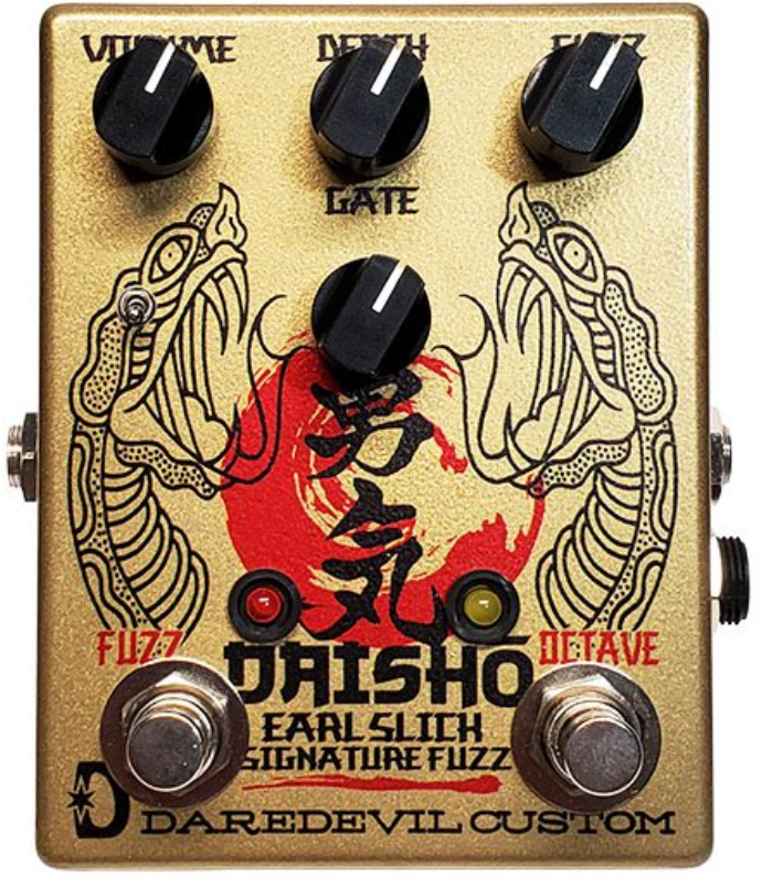 Daredevil pedals Earl Slick Daisho Fuzz Octave Overdrive, distortion