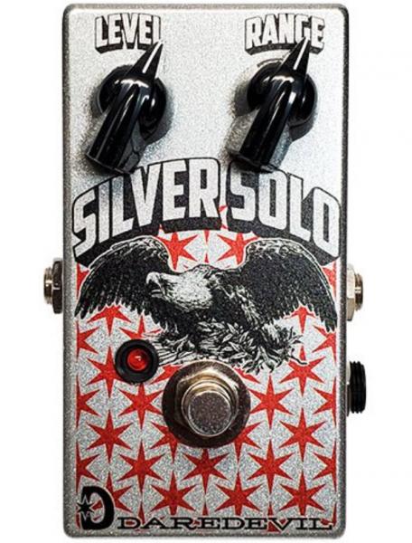 Volume, boost & expression effect pedal Daredevil pedals Silver Solo Silicon Boost