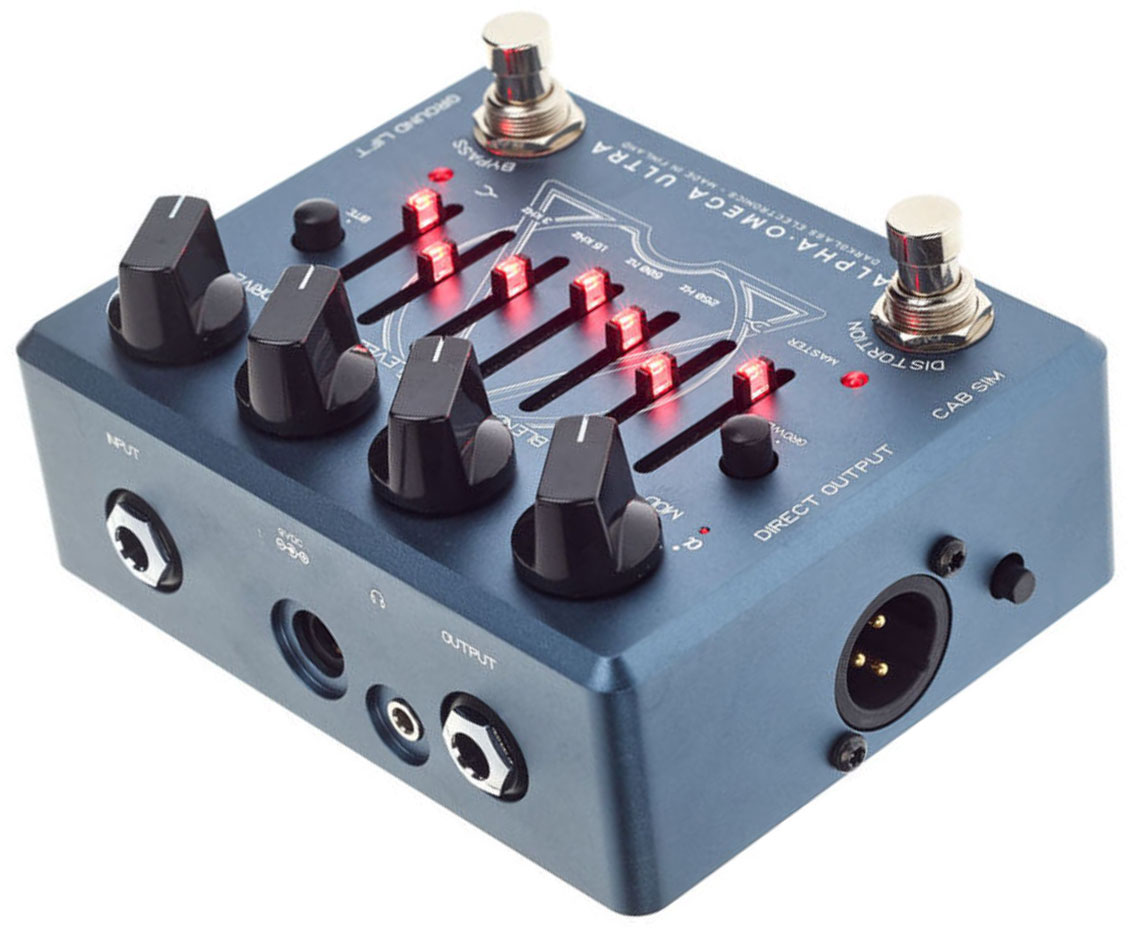 Darkglass Alpha Omega Ultra V2 Aux-in Bass Preamp - Overdrive, distortion, fuzz effect pedal for bass - Variation 2