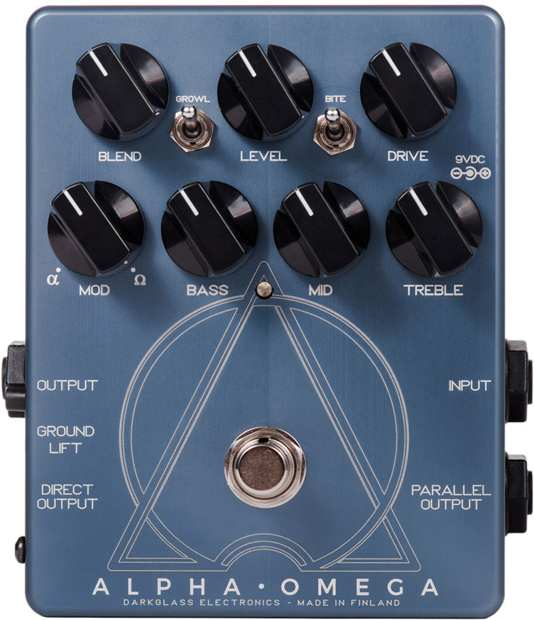 Darkglass Alpha Omega Bass Distorsion - - Overdrive, distortion, fuzz effect pedal for bass - Main picture